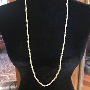 Blush Pink Agate Bead Necklace